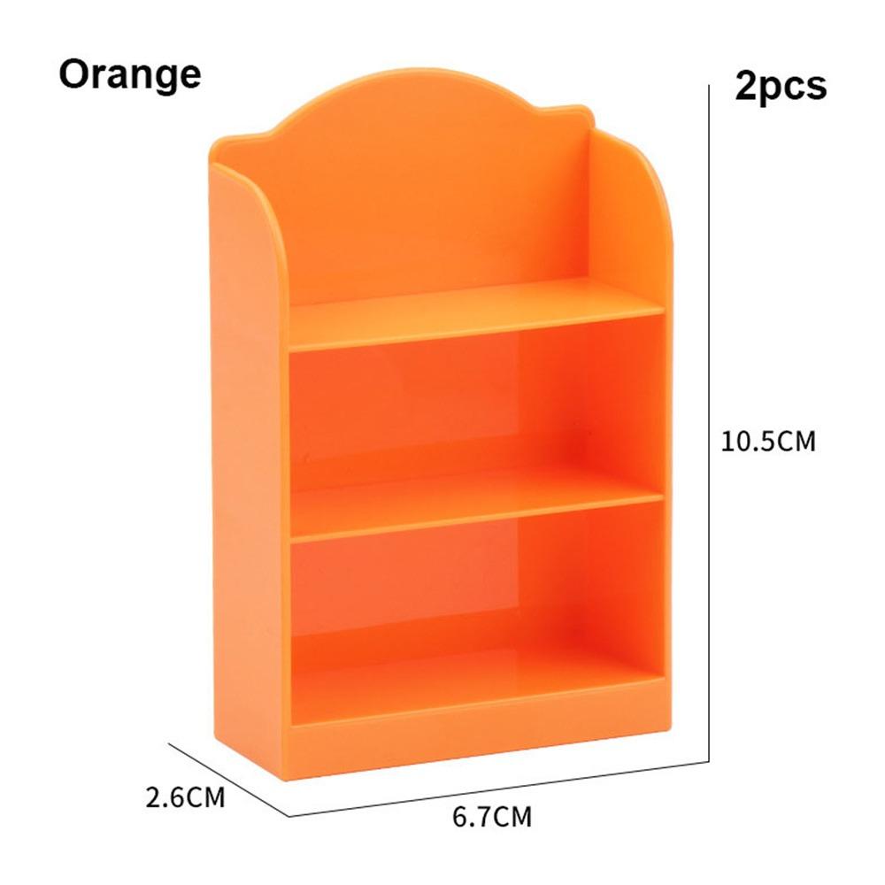 2 шт. Пластиковая миниатюрная полка для дисплея в супермаркете, аксессуары для мебели