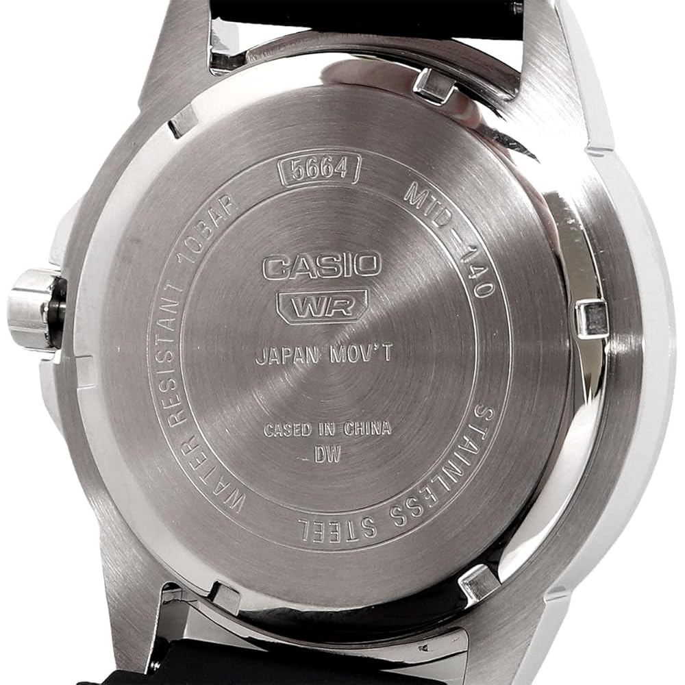 Casio CASIO Стандартные Аналоговые Кварцевые Мужские Часы MTD-140-3AV Уретановый Ремешок Зеленые Зарубежная Модель [Параллельный Импорт]
