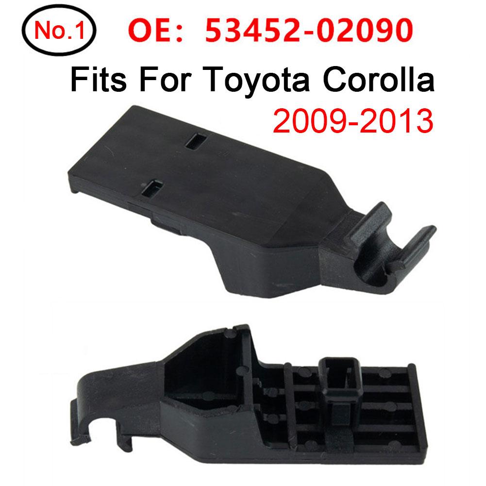 Car Hood Support Prop Rod Clips Grommet Bonnet Stay Clamp Support Buckle 53452-02090 Fits For Toyota Corolla 4-Door 2009-2013