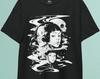 Weirdcore Anime T-Shirt and kids tshirt: Edgy Japanese Horror, Harajuku Streetwear