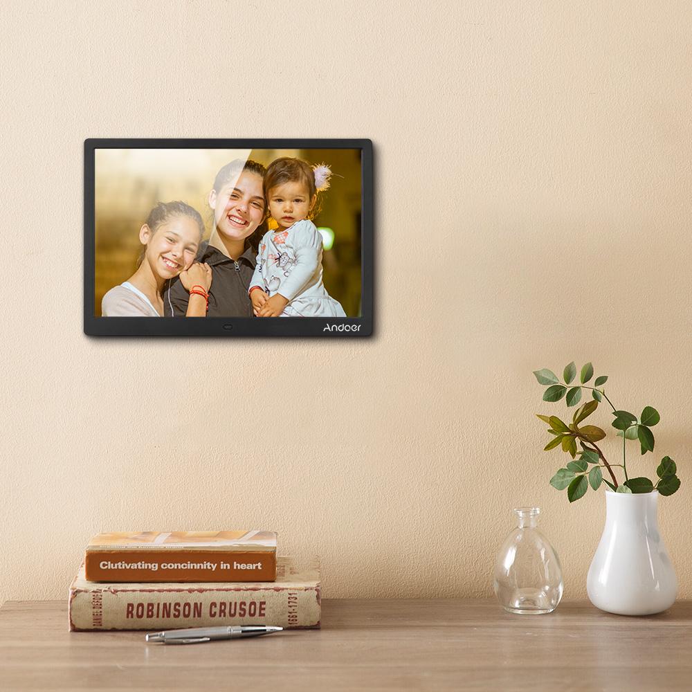 15,4-дюймовый 1280 * 800 разрешение светодиодная цифровая фоторамка фотоальбом 1080P HD видео