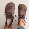 Mori Girl Retro Flat Lace-Up Shoes - 2025 Soft Sole, Large Size, Versatile Casual Footwear