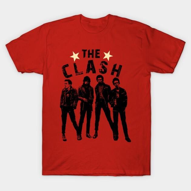 Футболка Clash Футболка с коротким рукавом Все размеры от S до 5 XL Унисекс Футболка