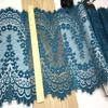 ( 2 цвета ) 1 м x 31 см Эластичное французское кружево Шантильи с ресничками для нижнего белья, бюстгальтера, одежды, шитья и рукоделия