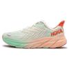 Hoka One One Clifton 8 Универсальные Удобные Тканевые Нескользящие Прочные Низкие Повседневные Беговые Кроссовки Женские Розовый Зеленый 1119394-SGAS