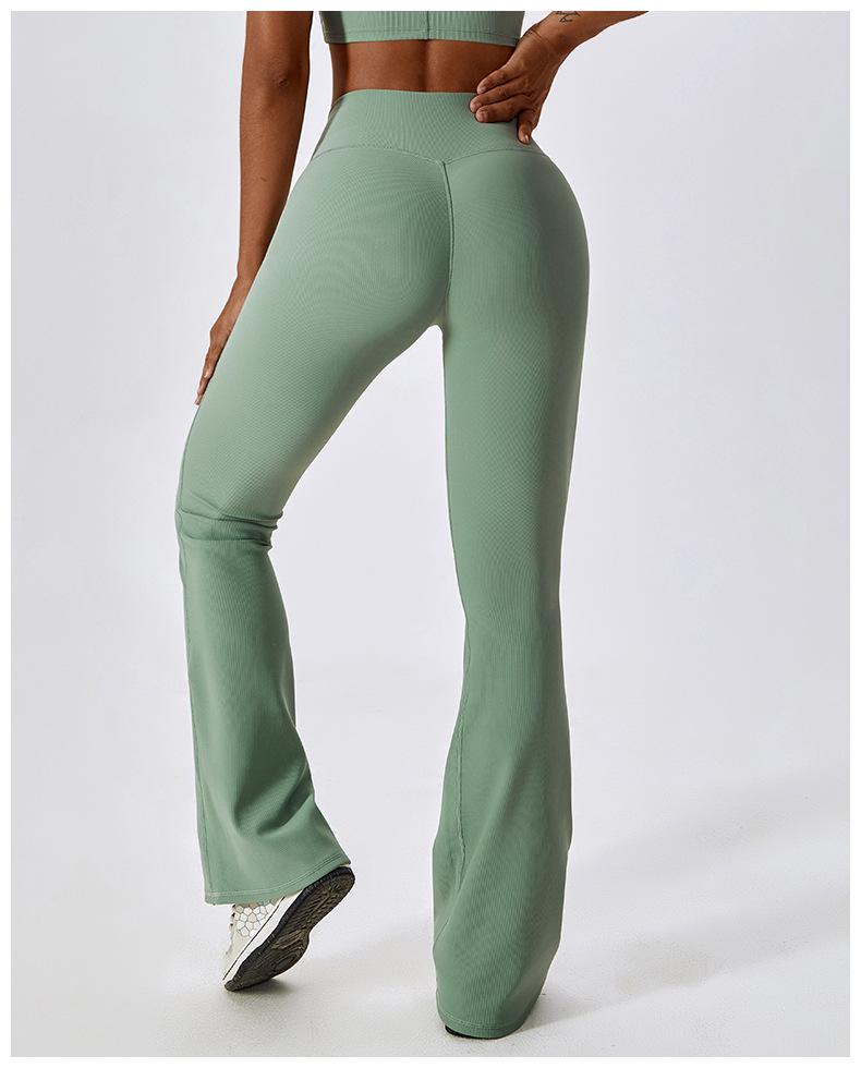 Комплект для йоги с высокой талией и перекрестным дизайном на спине - быстросохнущий, облегающий фитнес-костюм 8333