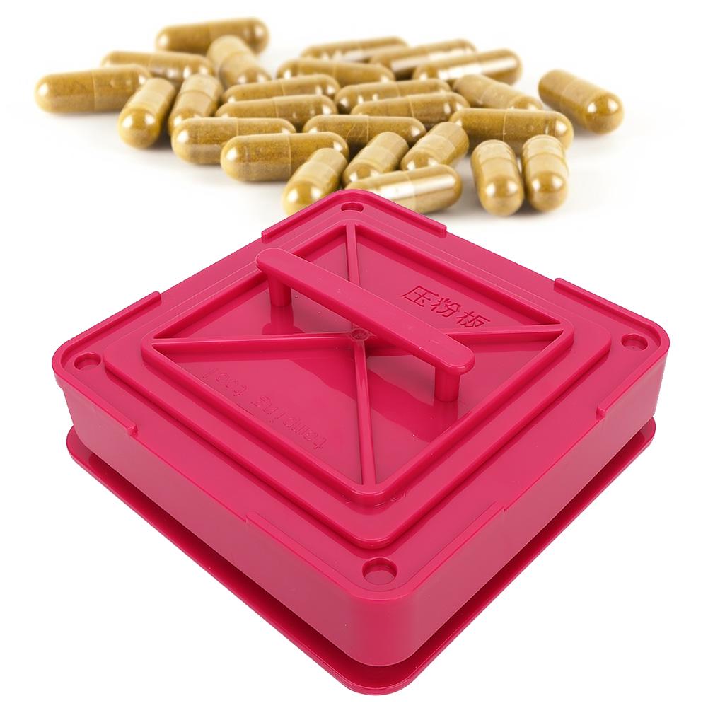 Пластина для наполнения капсул с 100 отверстиями, ручная машина для наполнения капсул порошком, инструмент для размера 0#