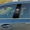 Car Sticker Tesla 2pcs Car Stickers B-Pillar Center Column Decoration Cover Decals Car Accessories For Tesla Model 3 Roadster Mo