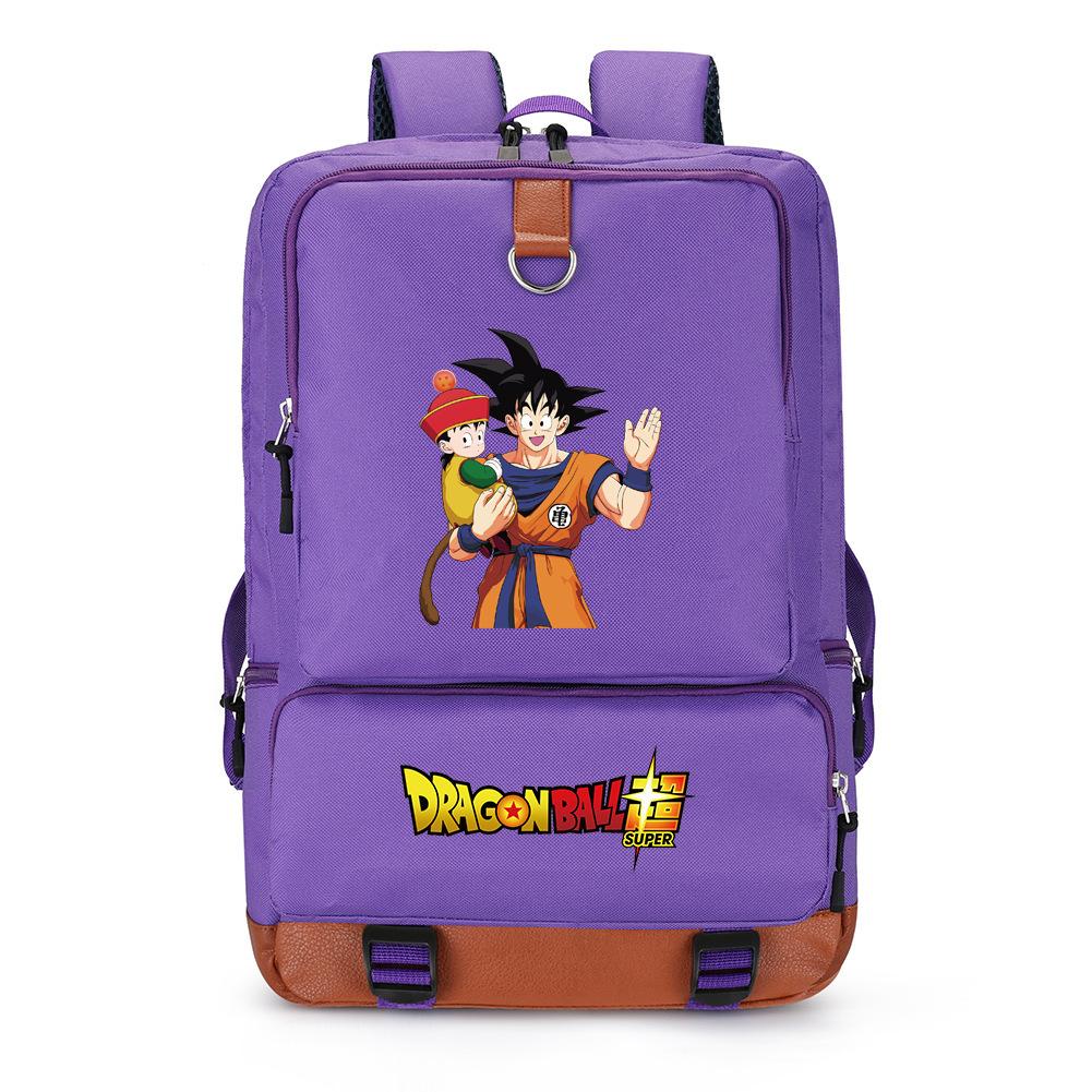 Мультфильм Анимация Dragon Ball Школьная сумка Рюкзак Студенческая школьная сумка Мужская и женская Дорожная сумка Сумка для компьютера
