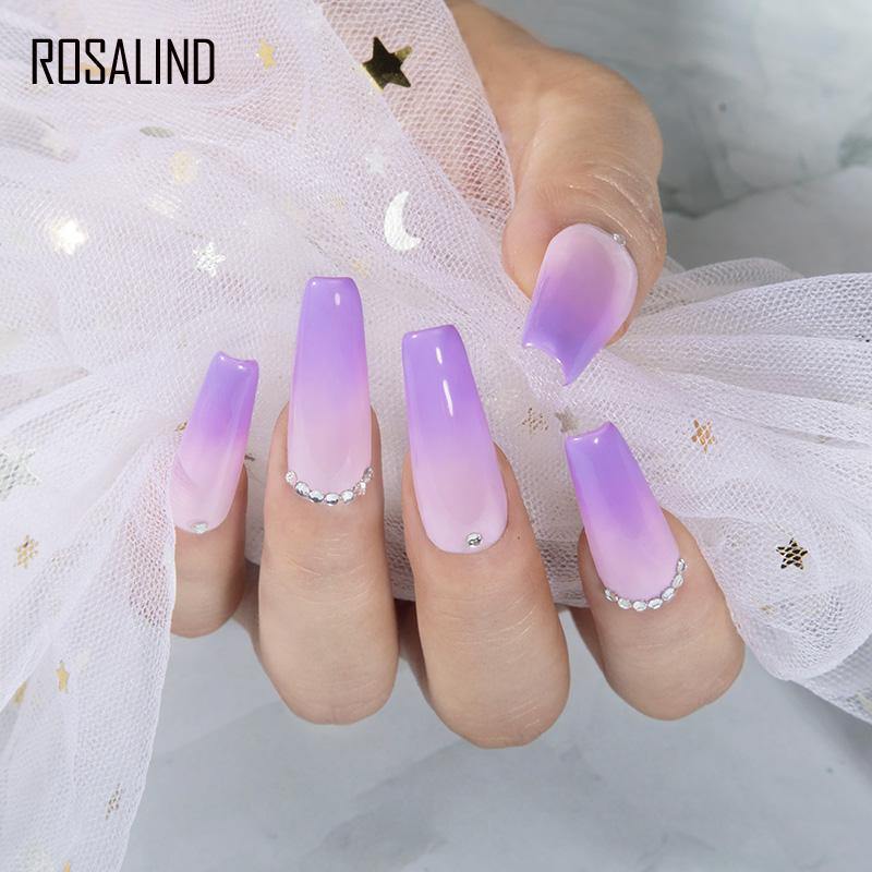 ROSALIND 7ml  Nail Gel Polish Bright For Nail Art Design LED/UV Lamp