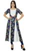 Women Designer Printed Dress Floral Cotton Anarkali Kurti Flaired Kurti Indian Custom