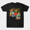 Мужская черная футболка с принтом Fat Albert The Junkyard Gang Печать на трансферной бумаге без вырезания Хлопковая футболка