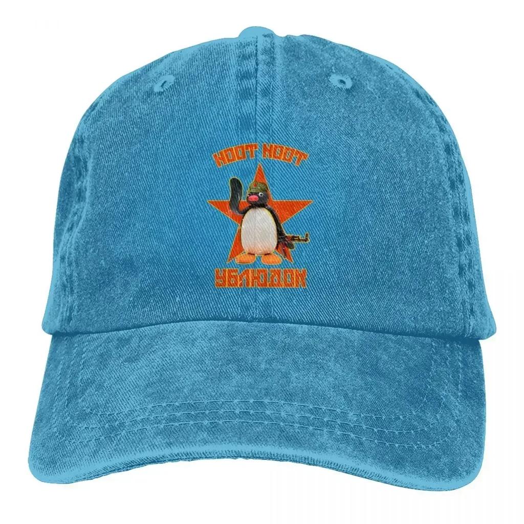 Comrade Pingu Noot Noot Pingu The Pengouin Retro Baseball Hat Cotton Sun Protaction Caps Unisex Casual Golf Hats
