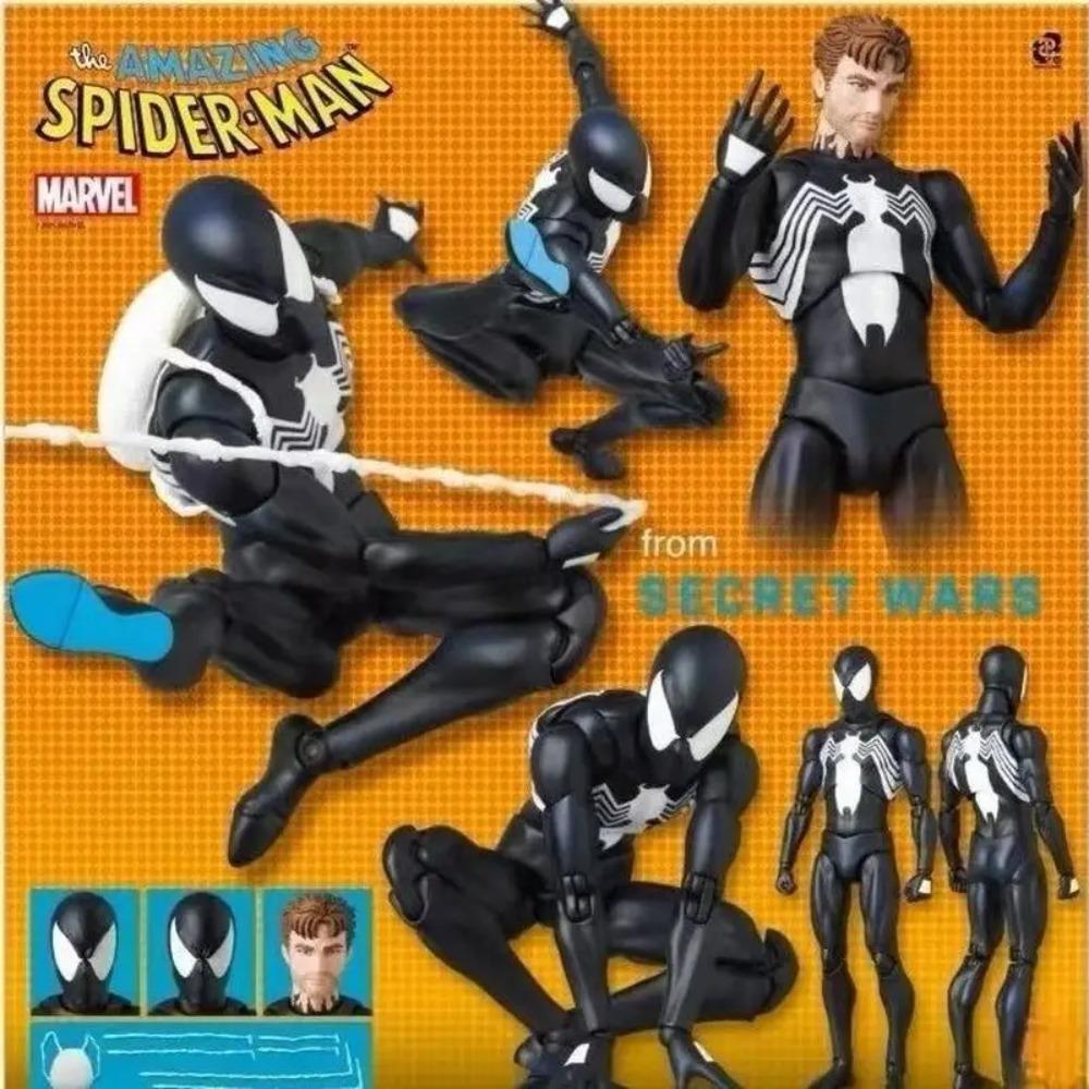 В наличии Ct Toys Фигурка Человека-паука Mafex 147 Симбиот Черный костюм Веном Удивительный Человек-паук Аниме Фигурка Действия Подарки Игрушки