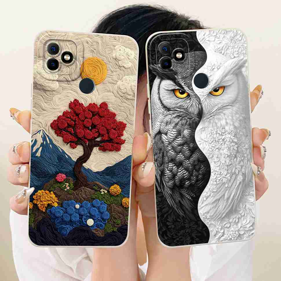 Cover For ITEL P36 2020 Case Cute Cat Butterfly Soft Silicone Phone Protective Shell For ITEL P 36 P36 Cases ITELP36 Coque
