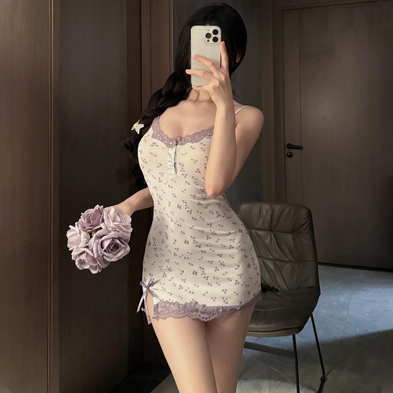 Women Sexy Lingerie Liberty Night Dress Ladies Erotic Body Slip Nightwear Lace Badydoll Pajamas Sleepwear Girls Cute Underwear