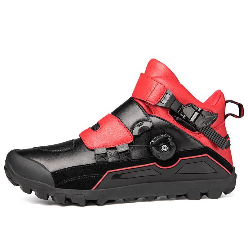 Мотоциклетная обувь Мотоциклетная обувь для верховой езды Мужская рыцарская обувь для доски Мотоциклетные ботинки Гоночные ботинки Мотоциклетное снаряжение