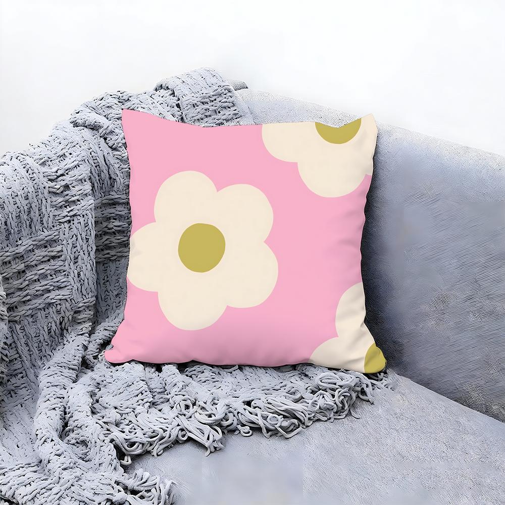 blooming flowers Cushion Cover Premium Comfort Reversible Pillow Cove Two in One Design for Any Room Car Interior