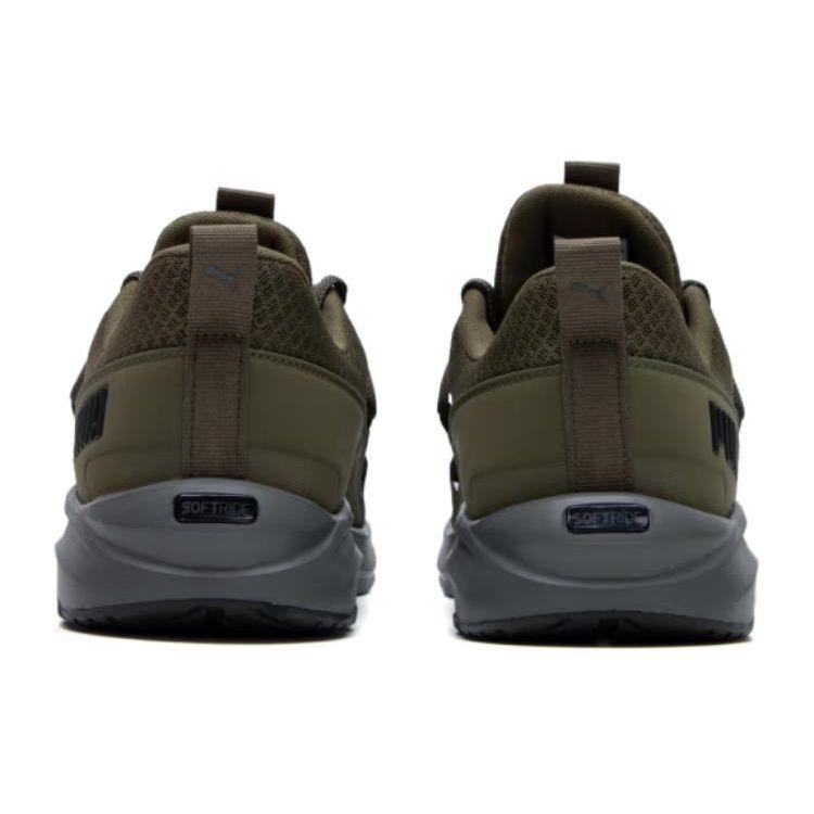 Puma Softride Comfortable Outdoor Sports Mesh Cushioning Non-Slip Wear-Resistant Low-Top Running Shoes Men Sneaker Green Black 377671-13