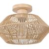 Led Rattan Ceiling Light Chinese Style Lampshade Hemp Rope Design Ceiling Light Fixture for Home Living Room Decorative Lighting