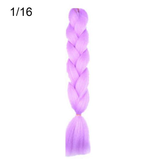 Женские Jumbo вязание крючком плетение Ombre Color Синтетические наращивания волос Kanekalon