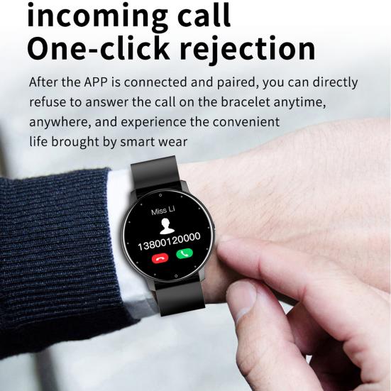 ZL02D умные наручные часы многофункциональный мониторинг здоровья полный сенсорный экран модный монитор сердечного ритма умные наручные часы для повседневной жизни