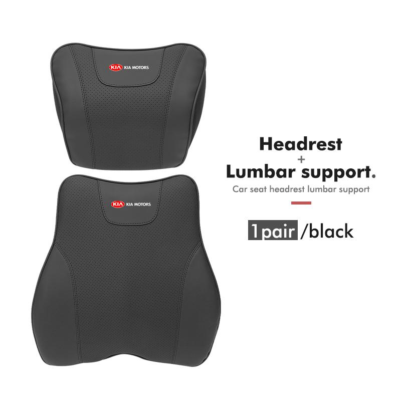 For KIA Car Neck Cushion Lumbar Support Pillow Waist Cushion Sportage Rio Ceed Niro Soul Stonic Picanto Proceed WS5