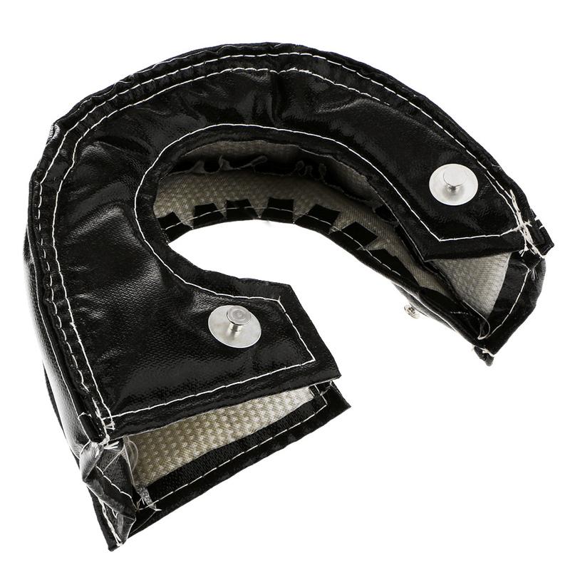 T3 Titanium Turbo Heat Shield Blanket Turbocharger Cover Wrap Natural With Fastener Springs Hook Auto Turbo Heat Shield Barrier