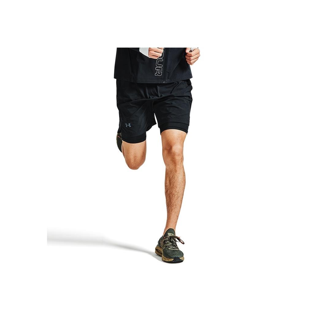 Under Armour Lightweight Slim Fit Woven Training Shorts Men Bottoms Black 1361497-001