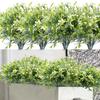 Outdoor Artificial Flower Fake Simulation Green Plant Bamboo Leaf Gypsy Outdoor Decoration Gypsy Bionic Plant Window Landscaping
