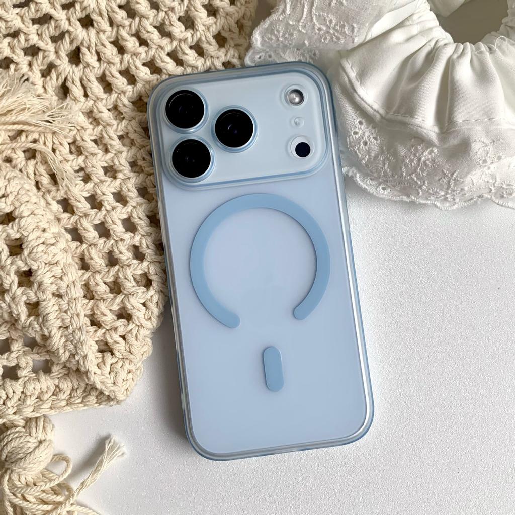 Ultra Thin Magnetic Suction for IPhone 17 ProMAX Phone Case for Apple 16 Skin Feel Matte with Lens Film Protective Cover