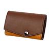 Small Wallet Wallet Made In Japan Genuine Leather Brown [Abrasas] Men's Women's