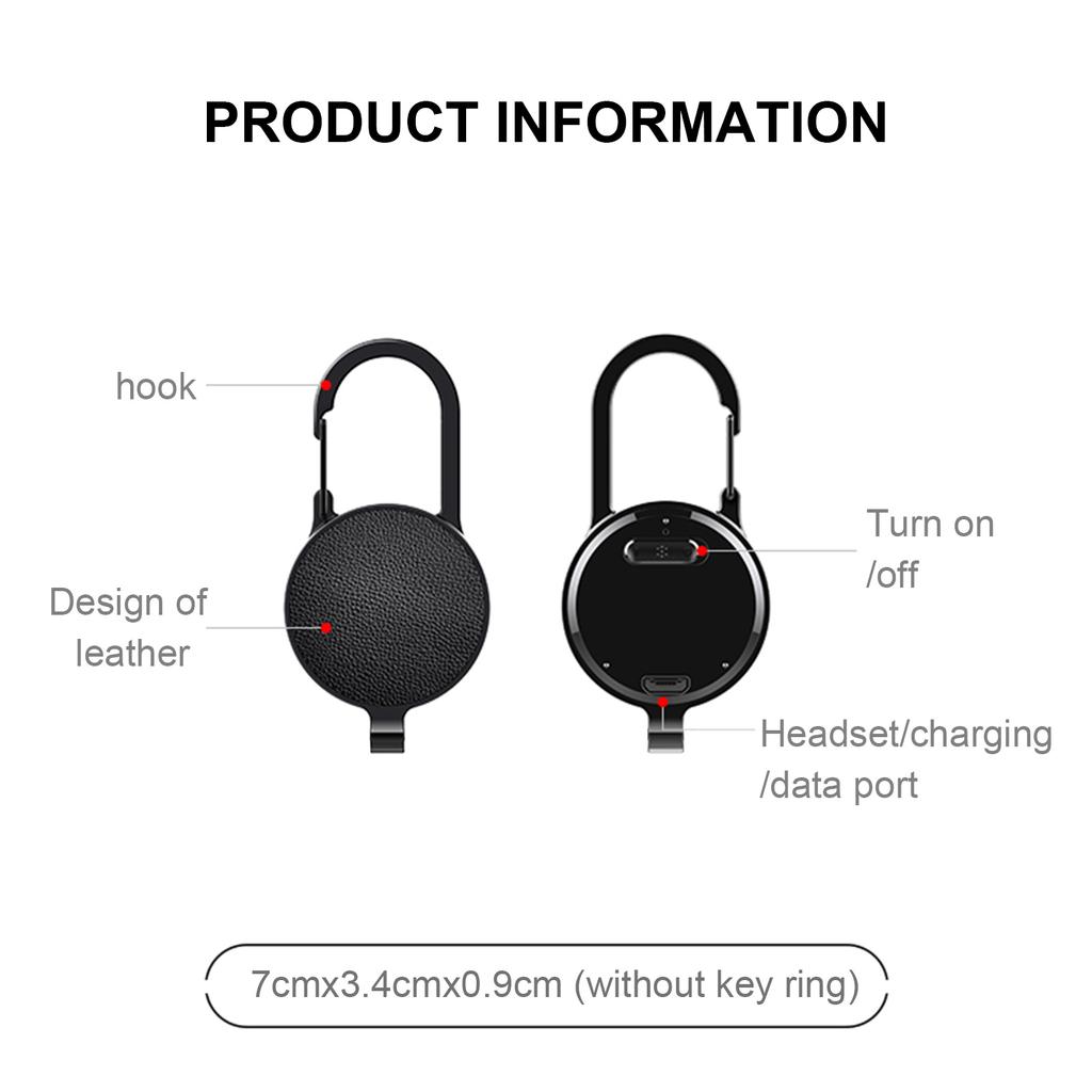 S25 Mini Voice Recorder Portable Keychain Digital Rectangle Dictaphone USB Audio Sound Recorder