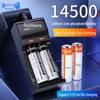 "Double 14500 3.2V LiFePO4 AA Rechargeable Battery Set for Cameras"