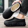 Fashion Women Men Slippers EVA Waterproof Winter Warm Comfort Fuzzy Plush Lining Slip On Home House Platform Clogs Shoes Indoor Outdoor