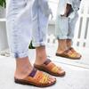 Ladies Low Heel Open Toe Outdoor Slippers Slippers Gladiator Wedge Sandals