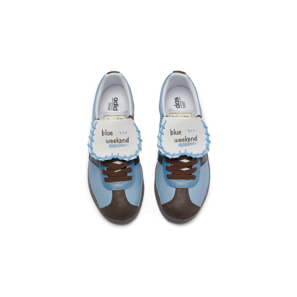 adidas Neo Vl Court 811 Производство, Maris Sal Молочный Кофе Низкие Кроссовки для Скейтборда Унисекс Синий Коричневый ID6015(Команда80-)