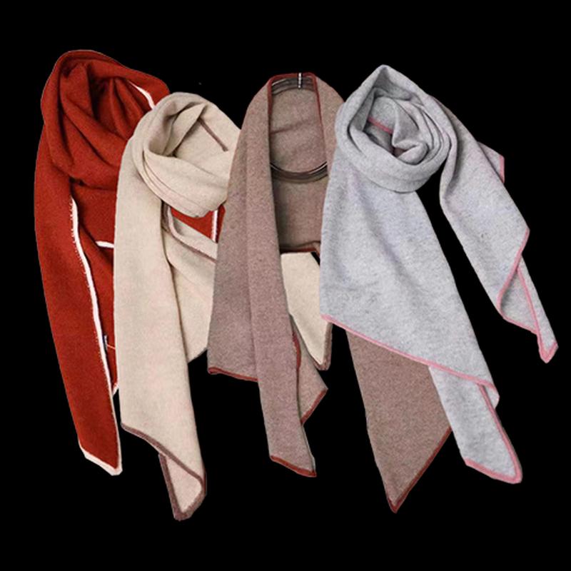 Lu Dahua 100% Cashmere Trapezoid Scarf for Women