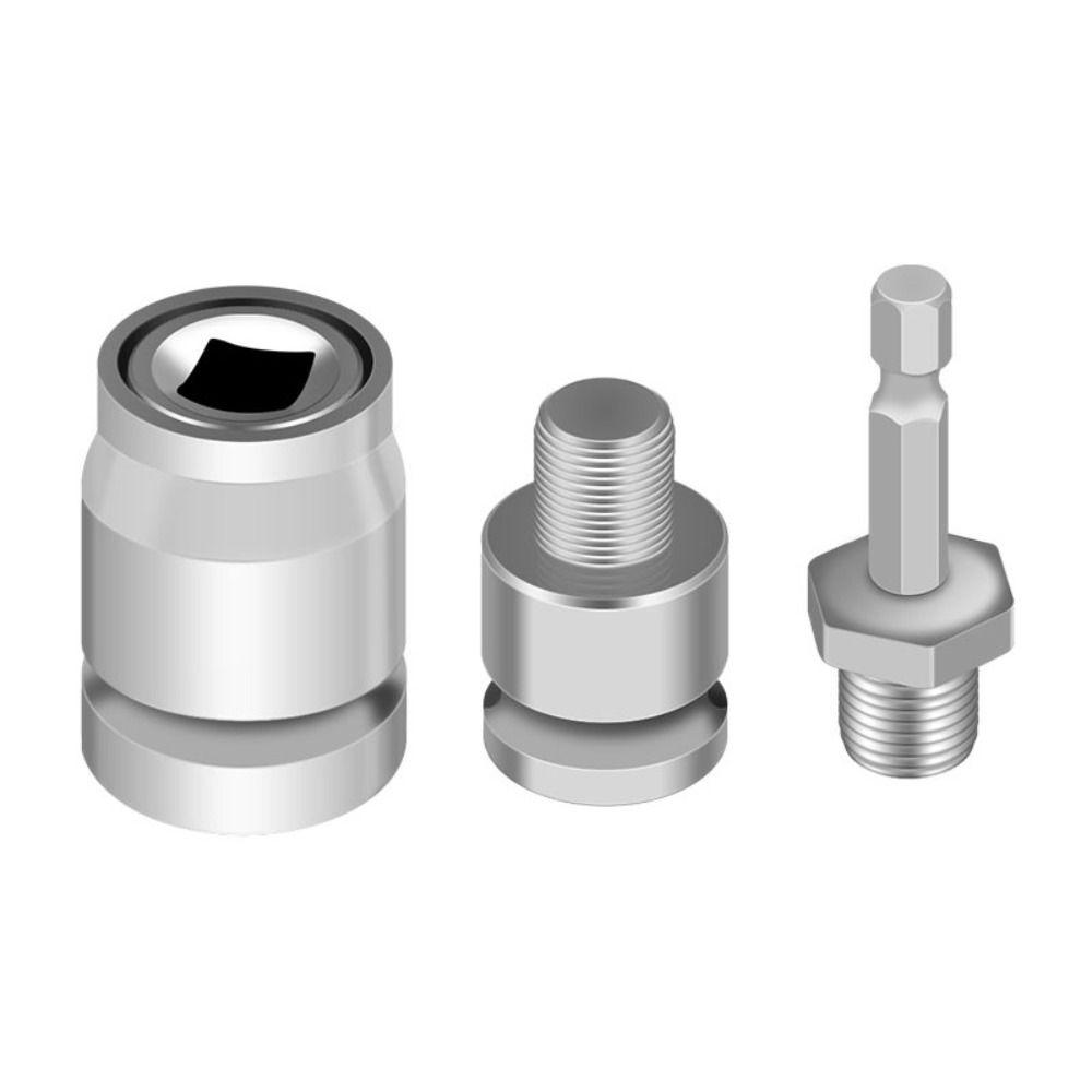 Square Handle Drill Chucks Conversion Head Set Quick Release Drill Adapter Electric Drill