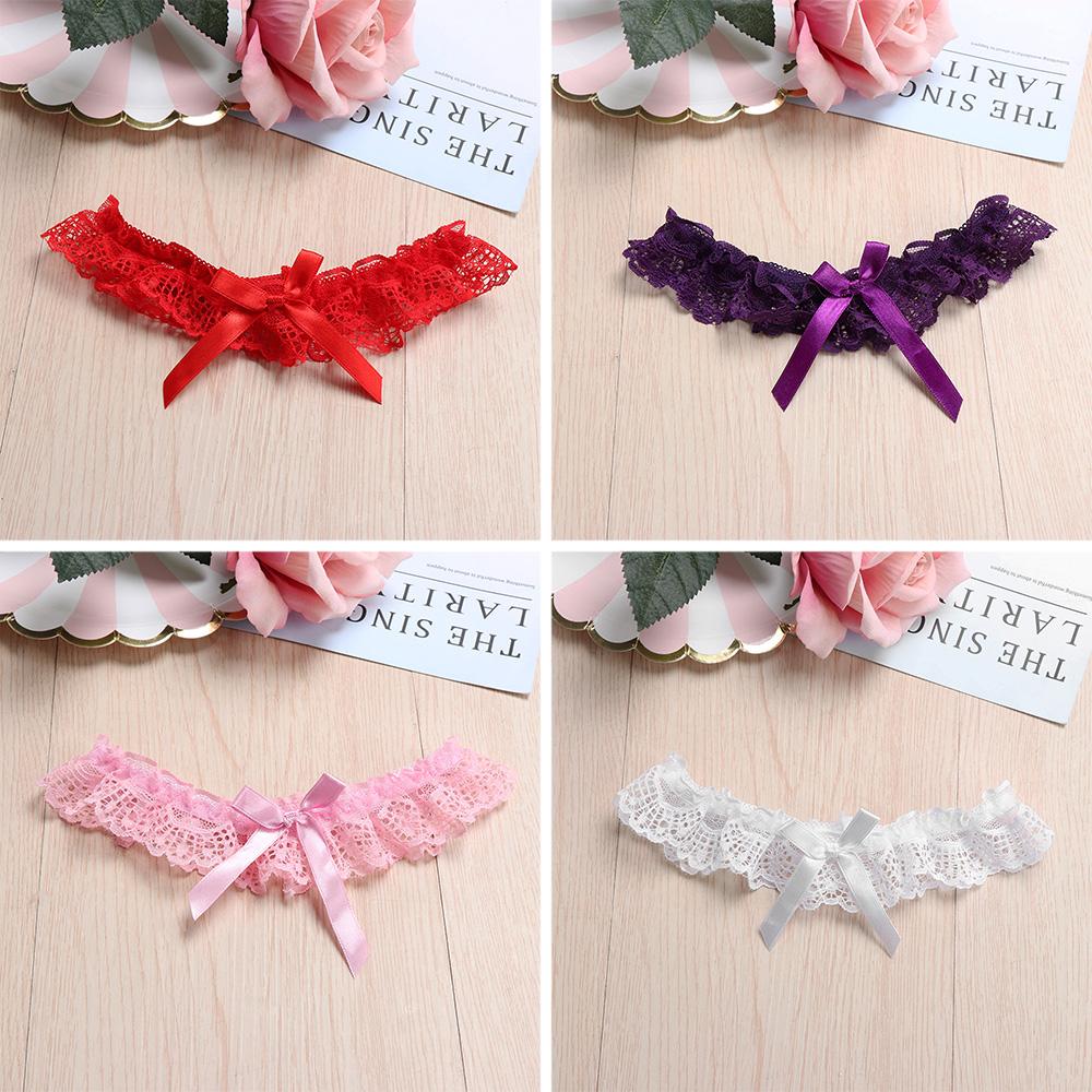 Sexy Lingerie Cosplay Leg Garter Belt Suspender Lace Floral Bowknot