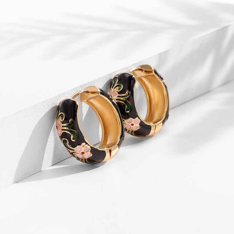 Серьги-кольца Серьги винтажные Серьги evry jewels Серьги-капли Серьги для женщин Милые серьги Серьги в новом китайском стиле Серьги-клипсы