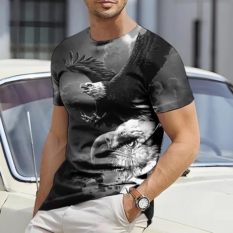 American Eagle Tees Graphics 3D Printing Mens T-shirt Fashion Casual Tops Unisex Oversized O-Neck Short Sleeve T Shirts