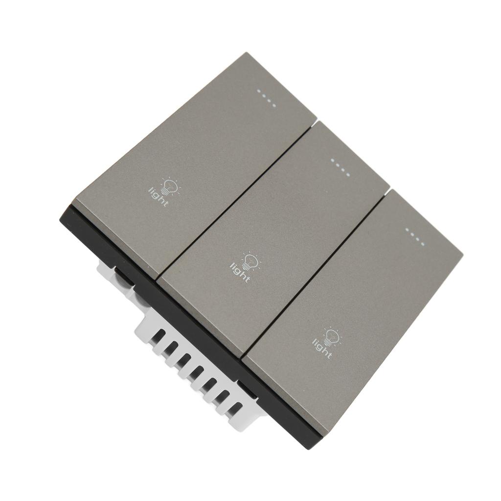 3-клавишный беспроводной интеллектуальный выключатель света WiFi Bluetooth настенный выключатель голосовое управление синхронизацией для приложения TUYA AC