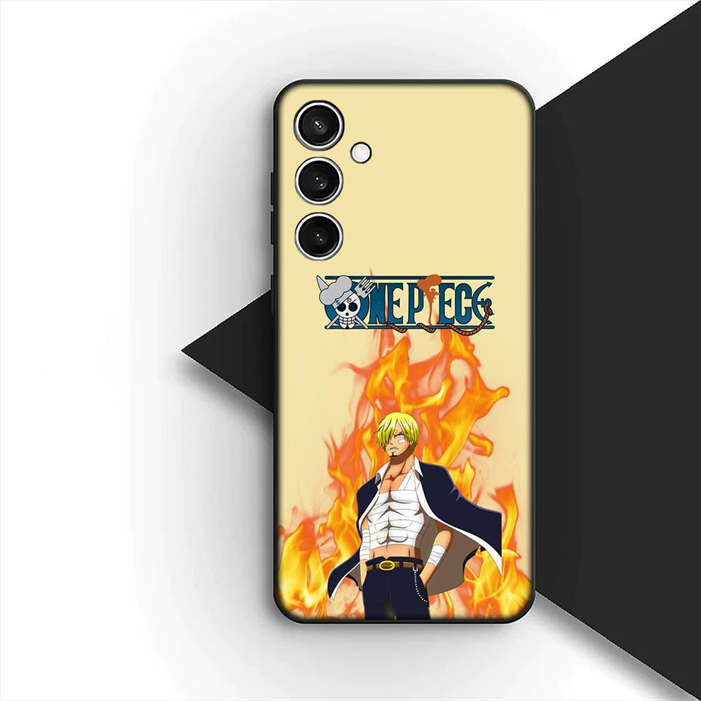 Cover for Samsung Galaxy S24 S25 S23 FE Ultra Plus S7 Edge S25+ S23+ A56 5G Phone Case Roronoa Zoro Sanji One Luffy Pieces