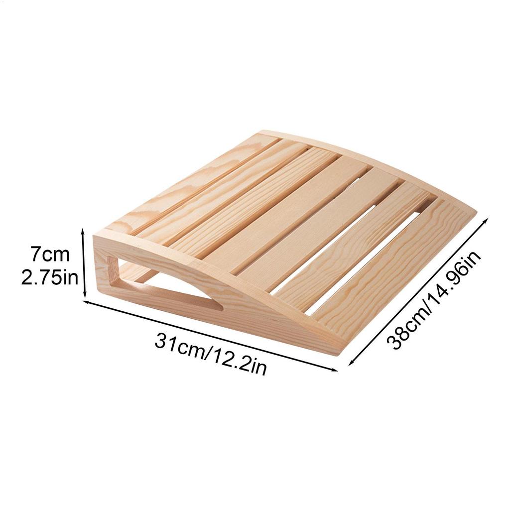 Деревянный подголовник для сауны ручной работы, эргономичная подушка для шеи для расслабления в парной, для подростков, женщин, мужчин, домашний спа-комфорт, аксессуары