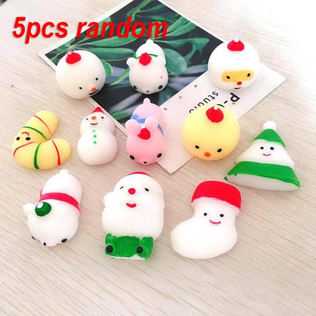 50-5 шт. Kawaii Squishies Mochi Anima мягкие игрушки для детей антистрессовый мяч сжимать вечерние сувениры игрушки для снятия стресса на день рождения
