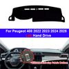 Силиконовая нескользящая накладка на приборную панель автомобиля Для Peugeot 408 2026 2026 2026 2026 Коврик на панель Коврик Подушка Солнцезащитные Аксессуары