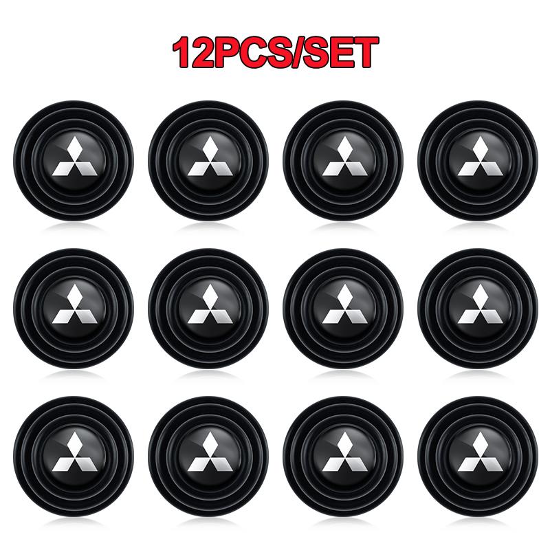 4/8/12Pcs Car Door Anti-shock Pad Anti-noise Buffer Gasket Auto Interior For Mitsubishi Eclipse Lancer Pajero ASX Colt Triton Ex