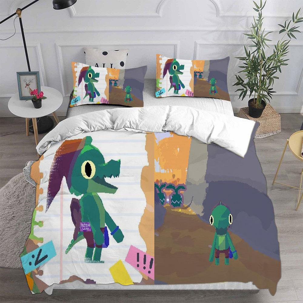 Lil Gator Game Bedding Sets Comforter Quilt Bed Cover Duvet Cover Pillow Case 2-3 Pieces Sets Kids Adult Size