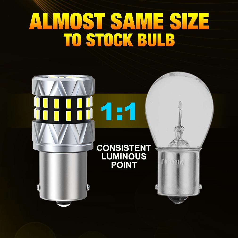 2 шт. P21W Led 1156 BA15S PY21W BAU15S BAY15D P21/5W 1157 Светодиодные лампы T20 7440 W21W WY21W 7443 W21/5W 42SMD Автомобильный указатель поворота Задний тормоз Авто лампа